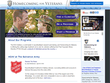 Tablet Screenshot of homecoming4veterans.org